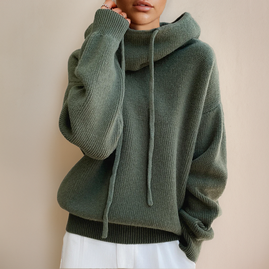 Zoë | Gebreide hoodie